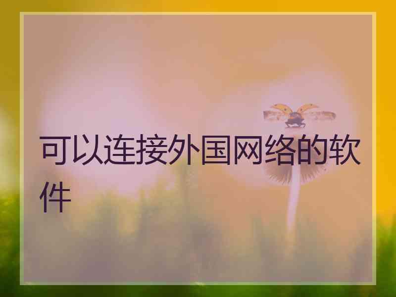 可以连接外国网络的软件