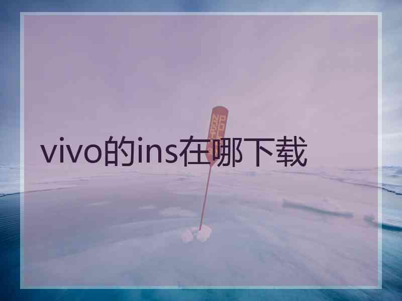 vivo的ins在哪下载