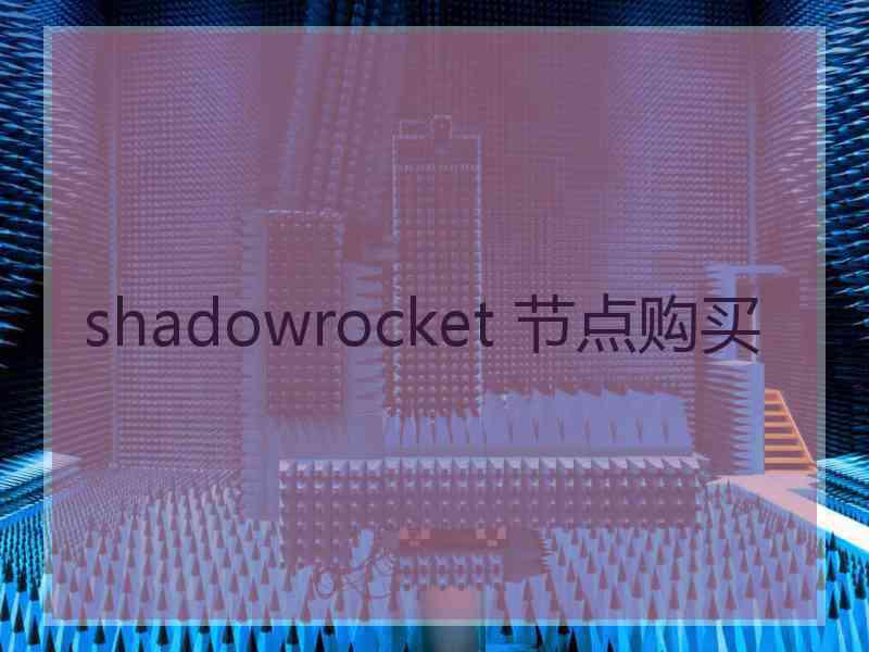 shadowrocket 节点购买