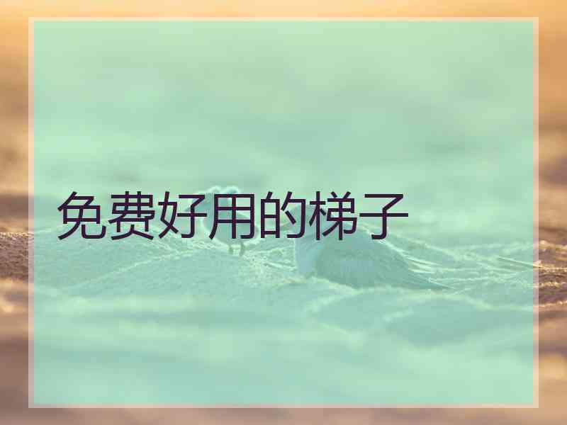 免费好用的梯子