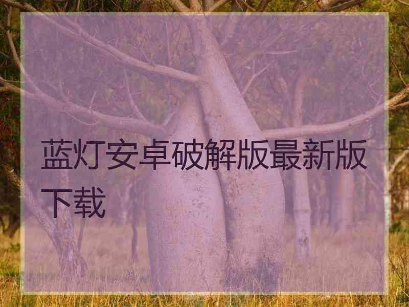 蓝灯安卓破解版最新版下载