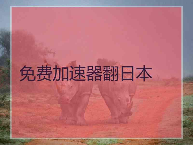免费加速器翻日本