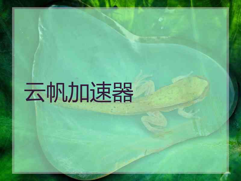云帆加速器