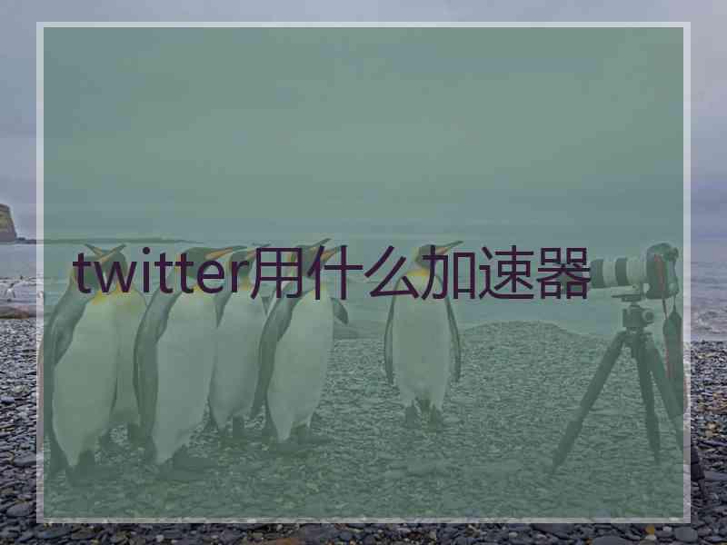twitter用什么加速器