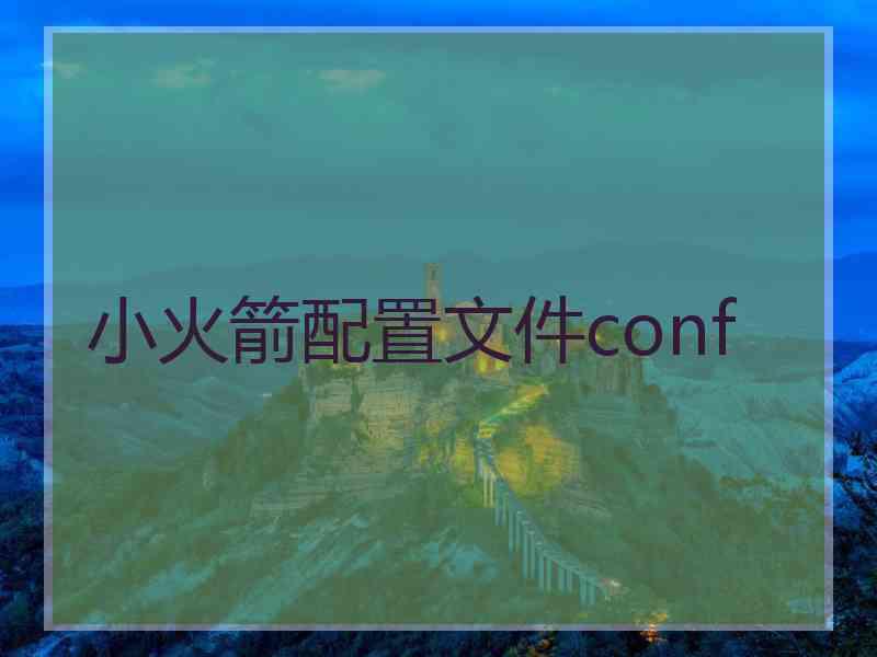 小火箭配置文件conf