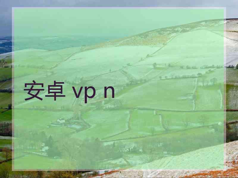 安卓 vp n