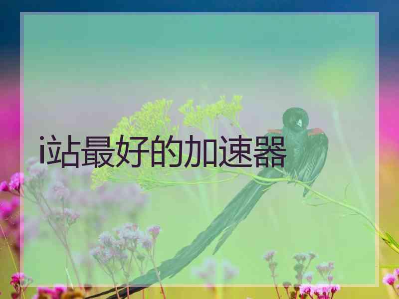 i站最好的加速器