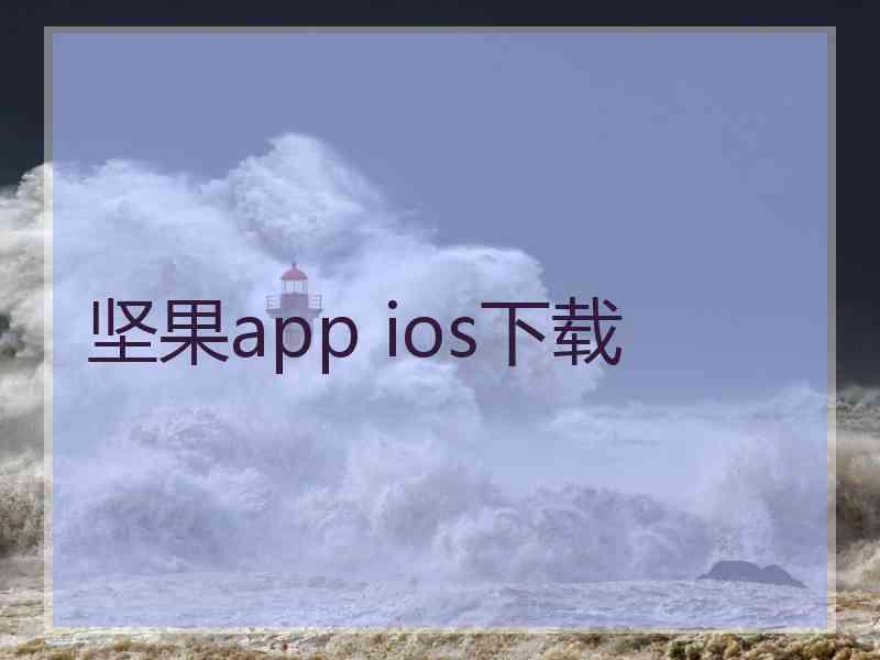 坚果app ios下载