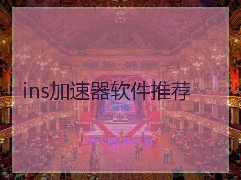 ins加速器软件推荐