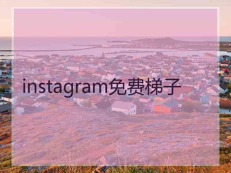 instagram免费梯子