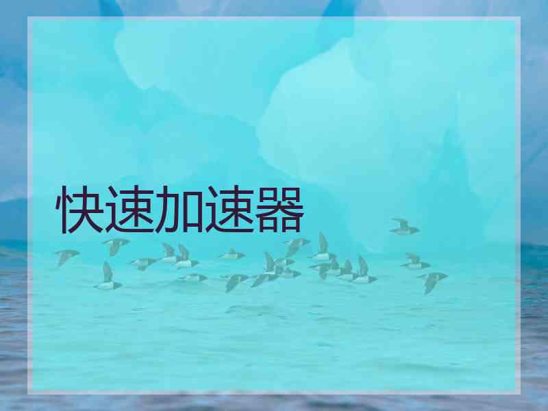 快速加速器