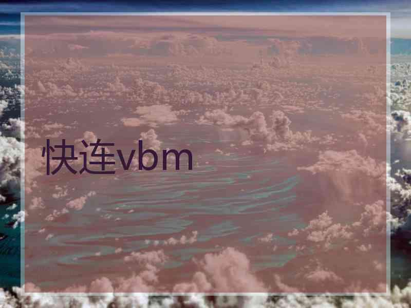 快连vbm