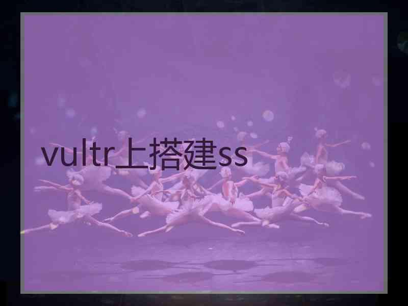 vultr上搭建ss