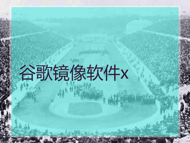 谷歌镜像软件x