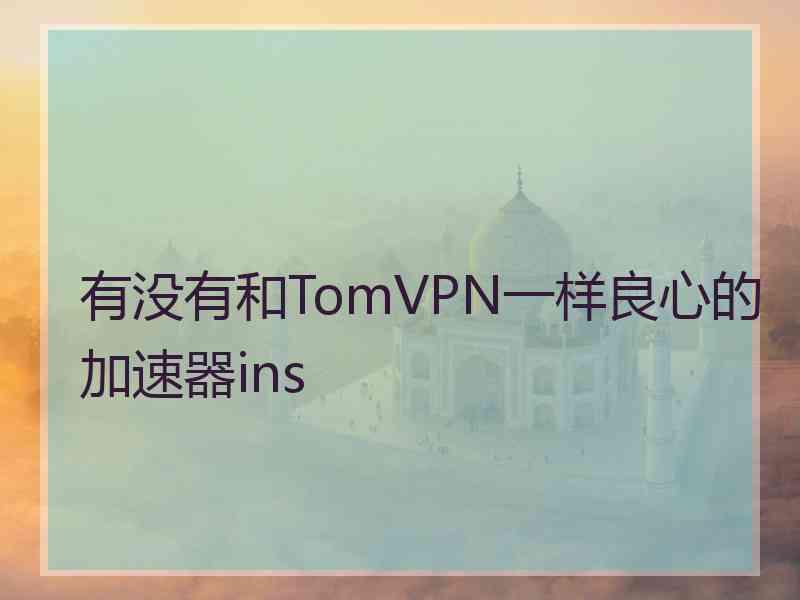 有没有和TomVPN一样良心的加速器ins