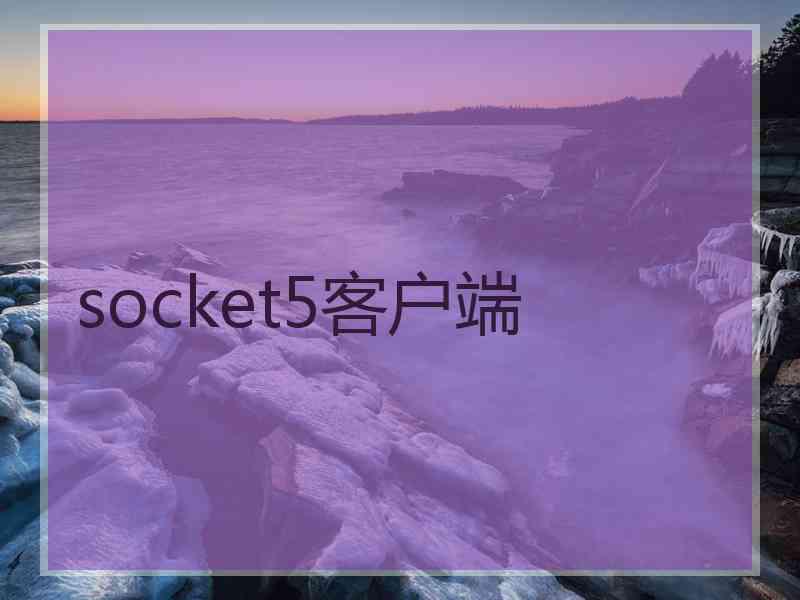 socket5客户端