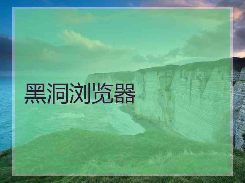 黑洞浏览器