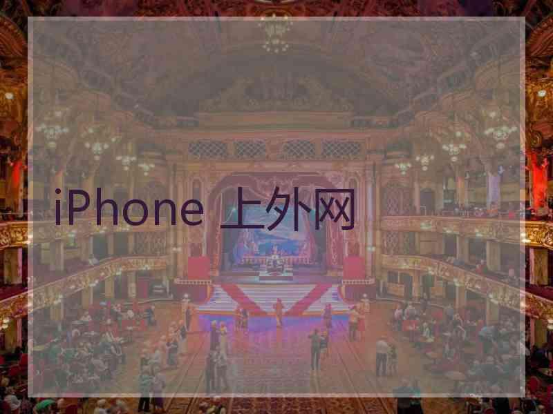 iPhone 上外网