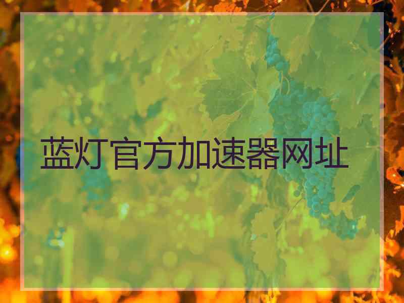 蓝灯官方加速器网址