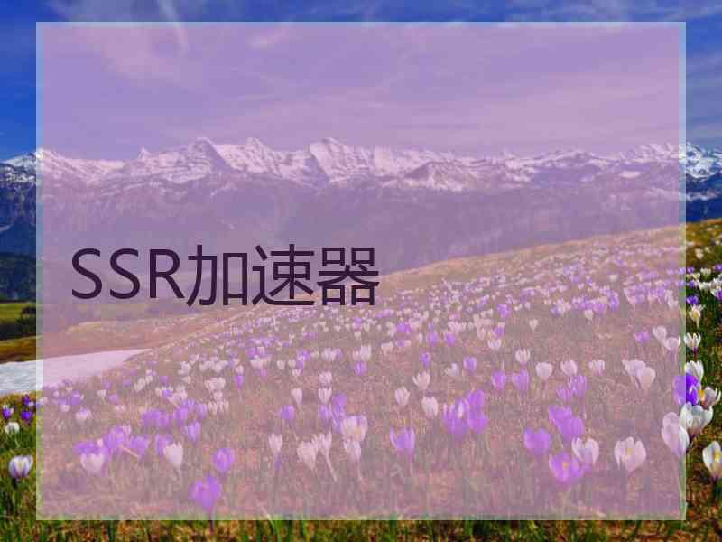 SSR加速器