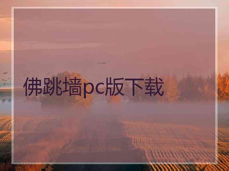 佛跳墙pc版下载