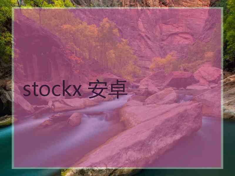 stockx 安卓
